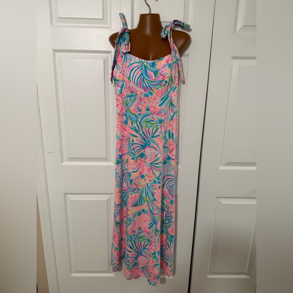 Lilly Pulitzer Maleka Tropical Punch Multicolor Maxi Dress